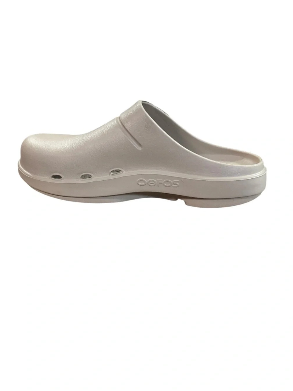 OOFOS OOcloog Men’s Recovery Clogs Size 10 Neutral Gray Slip On Shoes EU 43